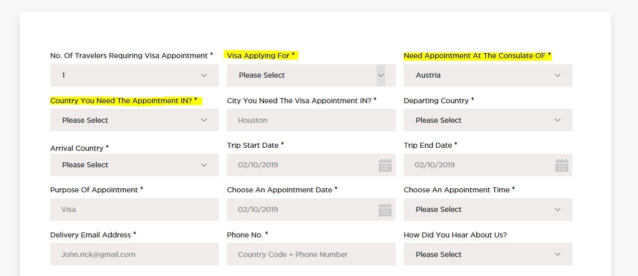 Book Visa Appointment For Any Country