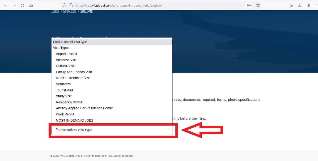 Apply For Lithuania Schengen Visa From India Online Application 3