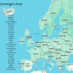 Schengen Area Map